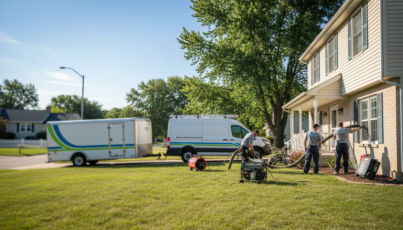 Flooded Basement Restoration And Cleanup With Repair in Offerle, KS near me